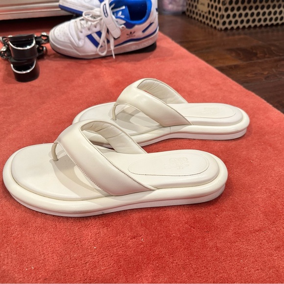 Gia Borghini Cream Women's Sandals - Picture 1 of 4
